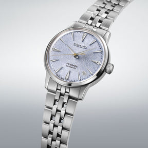 Seiko Presage Cocktail Time SRPL61J1 automaaitikello sinisellä kellotaululla