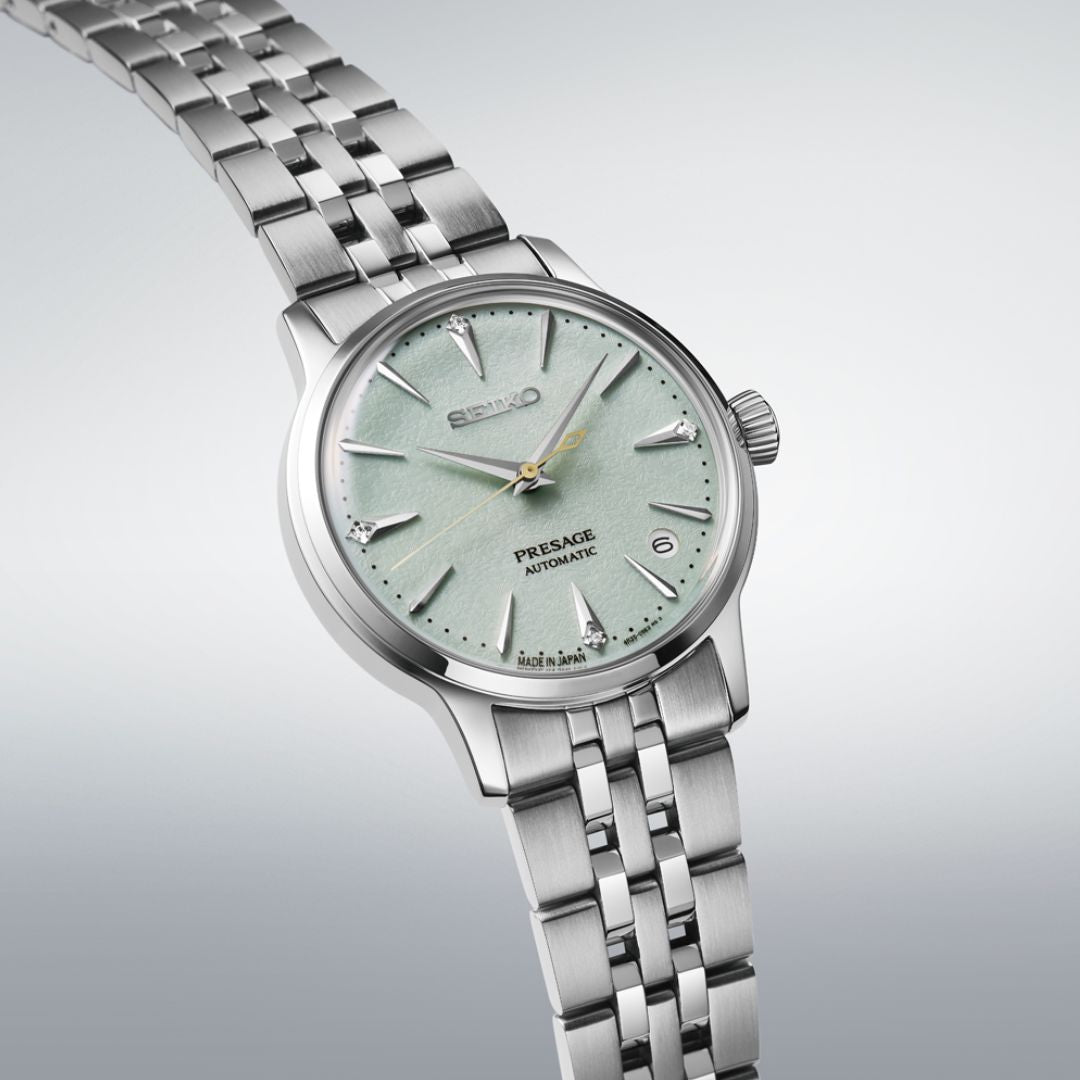 Seiko Presage Cocktail Time SRPL63J1 Frozen Mojito Diamond naisten rannekello