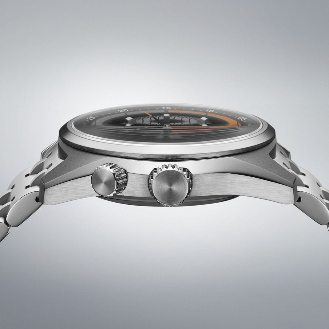 Seiko Prospex Speedtimer Mechanical SPB515J1 miesten rannekello, musta taulu