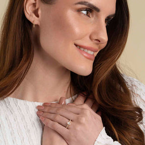 Silván Charlotte Ovaali timanttisormus 0,60ct, keltakultaa, Silván vihkisormukset