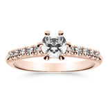 Silván Charlotte timanttisormus 0,40ct, 14K rosekultaa, Silván vihkisormukset