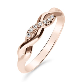 Silvan Henrietta Diamond Ring 0.05ct, Rose Gold, Silvan Engagement Rings
