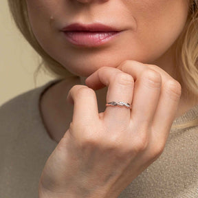 Silvan Henrietta Diamond Ring 0.05ct, Rose Gold, Silvan Engagement Rings