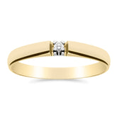 Silván timanttisormus 0,02ct, 14K keltakultaa, Silván timanttikorut - Silván - Laatukoru