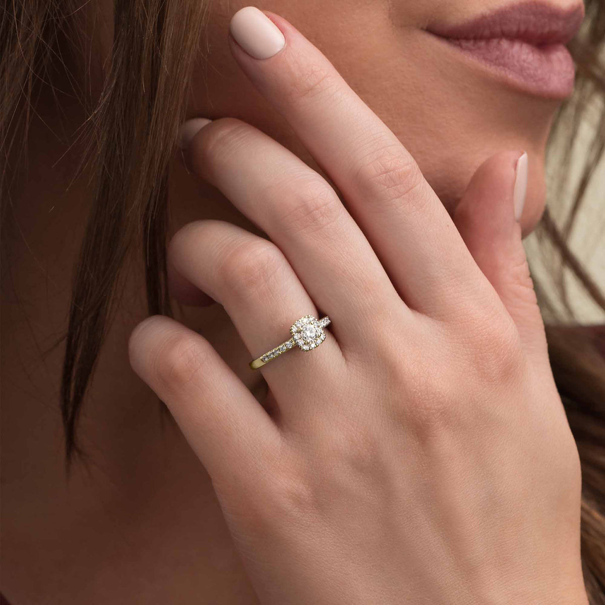 Silván Rosalie timanttisormus 0,47ct, 14K valko- ja keltakultaa, Silván vihkisormukset