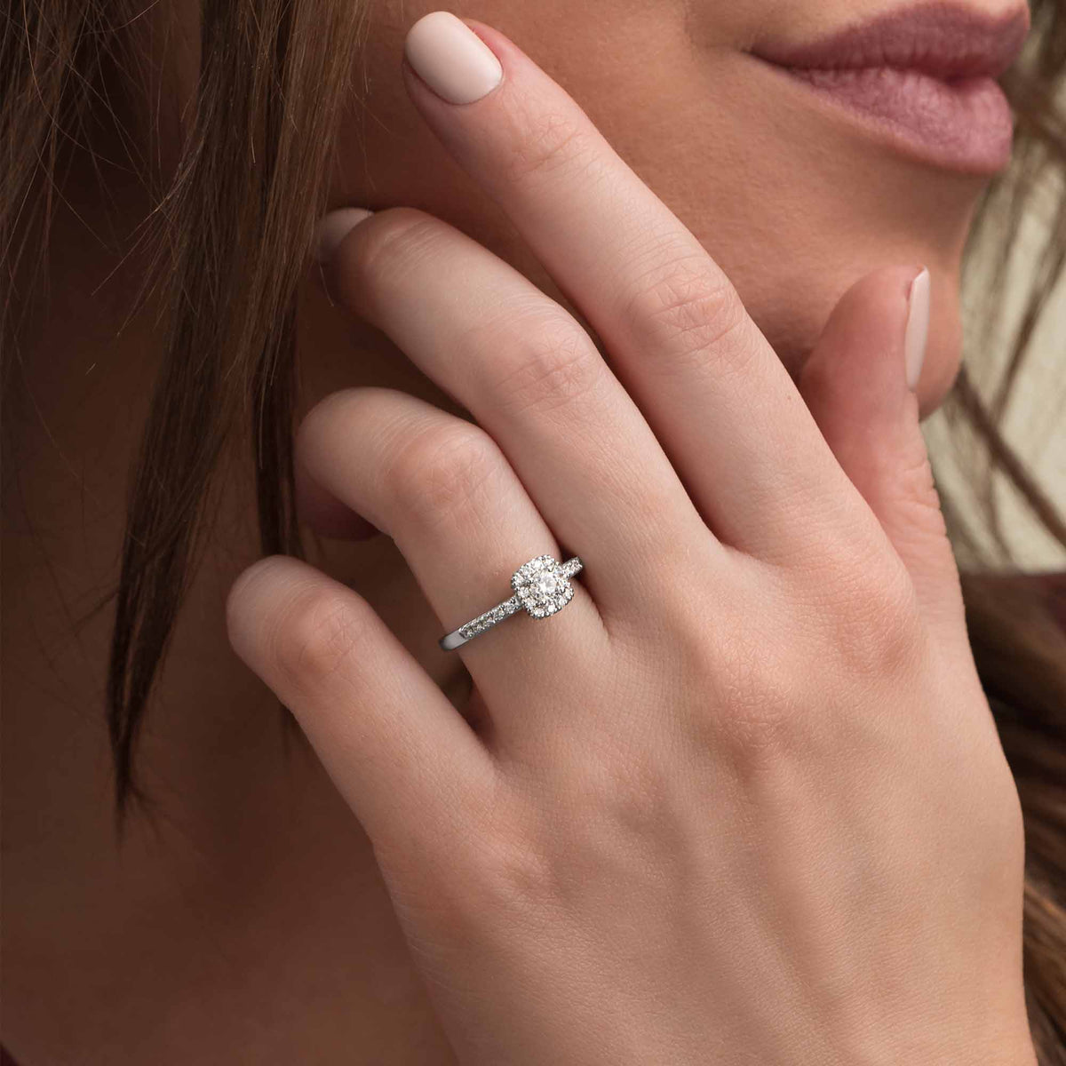 Silván Rosalie timanttisormus 0,47ct, 14K valkokultaa, Silván vihkisormukset