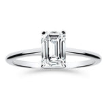 Silván Solitaire Emerald timanttisormus 1,00ct, valkokultaa, Silván vihkisormukset