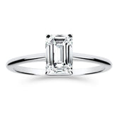 Silván Solitaire Emerald timanttisormus 1,00ct, valkokultaa, Silván vihkisormukset