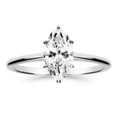 Silván Solitaire Markiisi timanttisormus 1,00ct, valkokultaa, Silván vihkisormukset