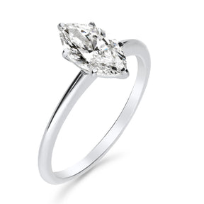 Silván Solitaire Markiisi timanttisormus 1,00ct, valkokultaa, Silván vihkisormukset