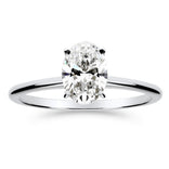 Silván Solitaire Ovaali timanttisormus 1,00ct, valkokultaa, Silván vihkisormukset