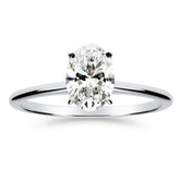 Silván Solitaire Ovaali timanttisormus 1,00ct, valkokultaa, Silván vihkisormukset