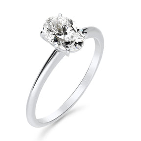 Silván Solitaire Ovaali timanttisormus 1,00ct, valkokultaa, Silván vihkisormukset
