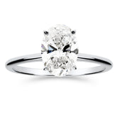 Silván Solitaire Ovaali timanttisormus 1,50ct, valkokultaa, Silván vihkisormukset