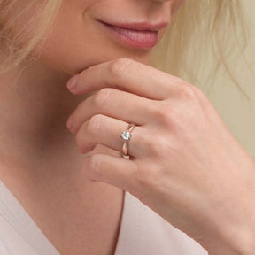Silván Solitaire timanttisormus 0,50ct, 14K rosekultaa, Silván vihkisormukset
