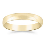 Silván kihlasormus, 4 mm puolipyöreä, 14K keltakultaa, Silván kihlasormukset - Silván - Laatukoru