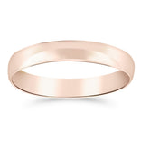 Silván kihlasormus, 4 mm puolipyöreä, 14K rosekultaa, Silván kihlasormukset