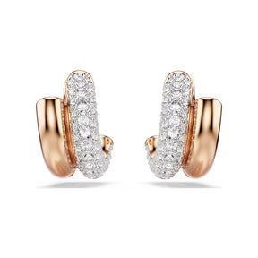 Swarovski Dextera rengaskorvakorut, rosekullattu ja kirkkaat kristallit, 5738198