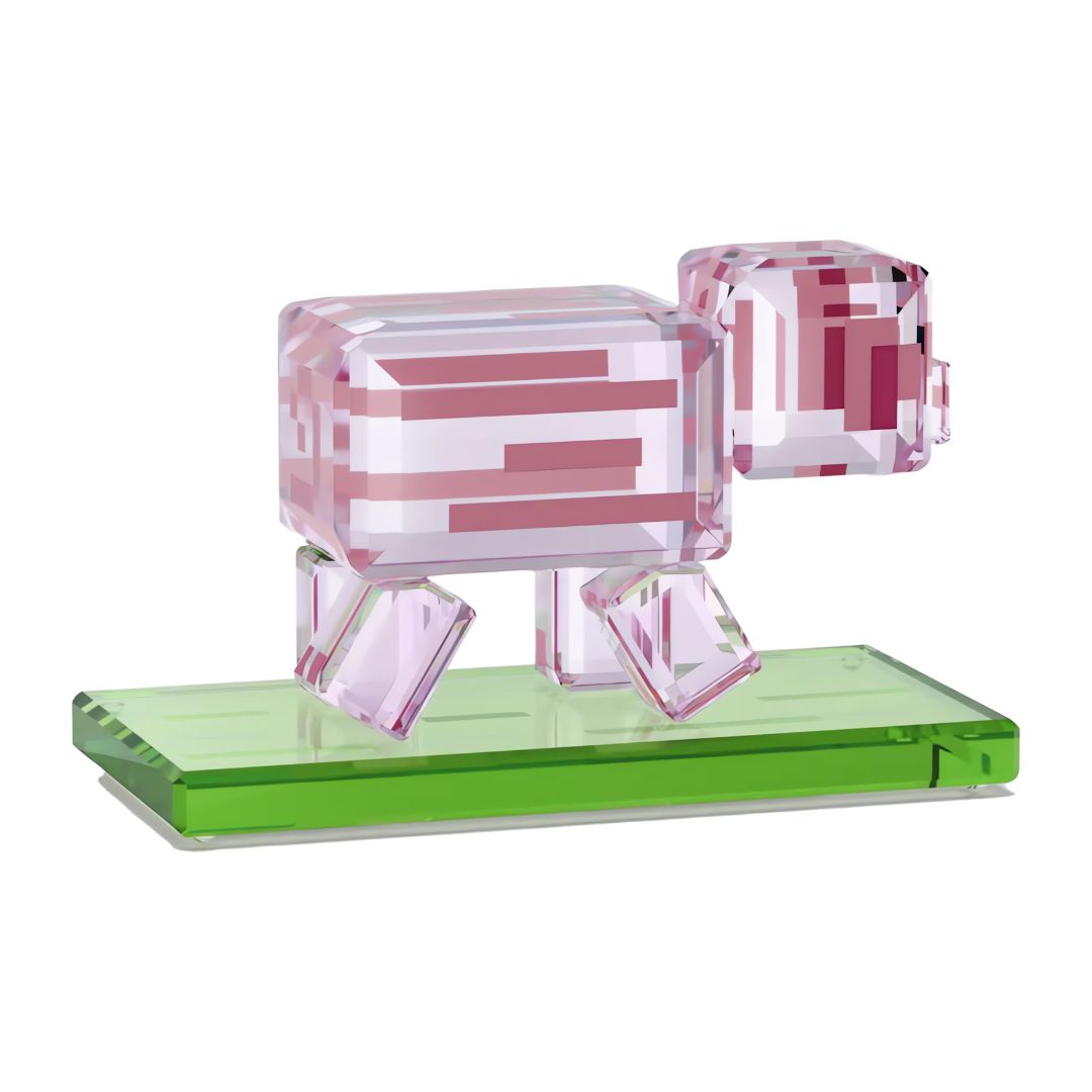 Swarovski Minecraft Pig -kristallifiguuri, 5701273