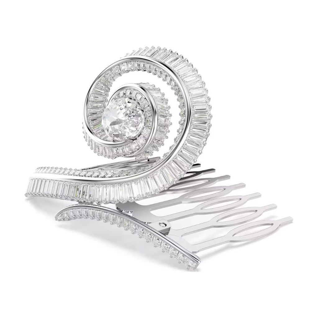 Swarovski x Ariana Grande Hair Clip, Rhodium Plated Metal  display picture 1