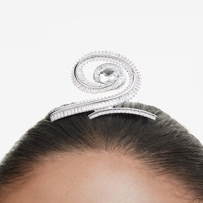 Swarovski x Ariana Grande hiusklipsi, vaalea metalli ja kirkkaat kristallit 5720867