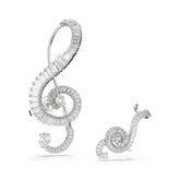 Swarovski x Ariana Grande klipsikorvakorut, vaalea metalli ja kirkkaat kristallit, 5720866