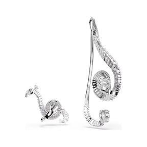 Swarovski x Ariana Grande klipsikorvakorut, vaalea metalli ja kirkkaat kristallit, 5720866