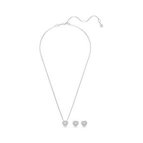 Swarovski x Ariana Grande riipus ja korvakorut, vaalea metalli ja kirkkaat kristallit, 5720849