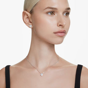 Swarovski x Ariana Grande riipus ja korvakorut, vaalea metalli ja kirkkaat kristallit, 5720849