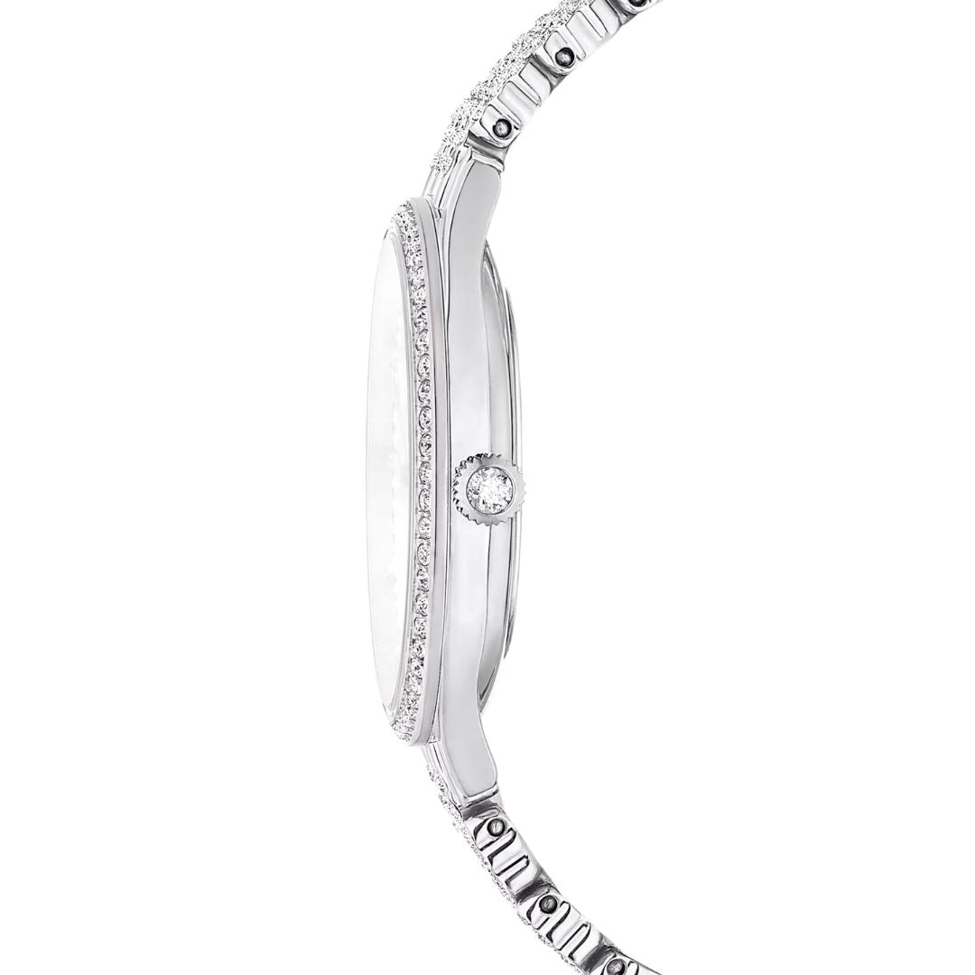 Swarovski Attract rannekello, hopeanväri ja kirkkaat kristallit, 5644062