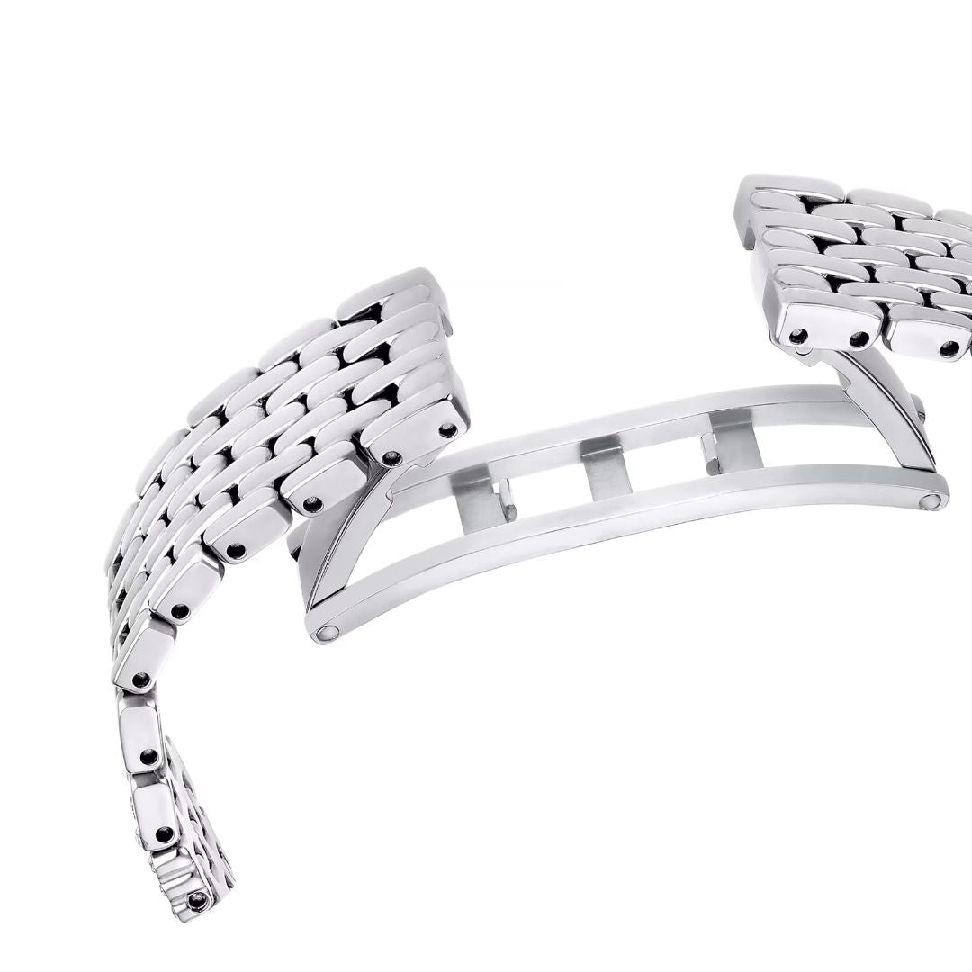 Swarovski Attract rannekello, hopeanväri ja kirkkaat kristallit, 5644062