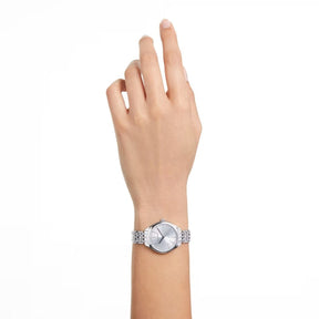 Swarovski Attract rannekello, hopeanväri ja kirkkaat kristallit, 5644062