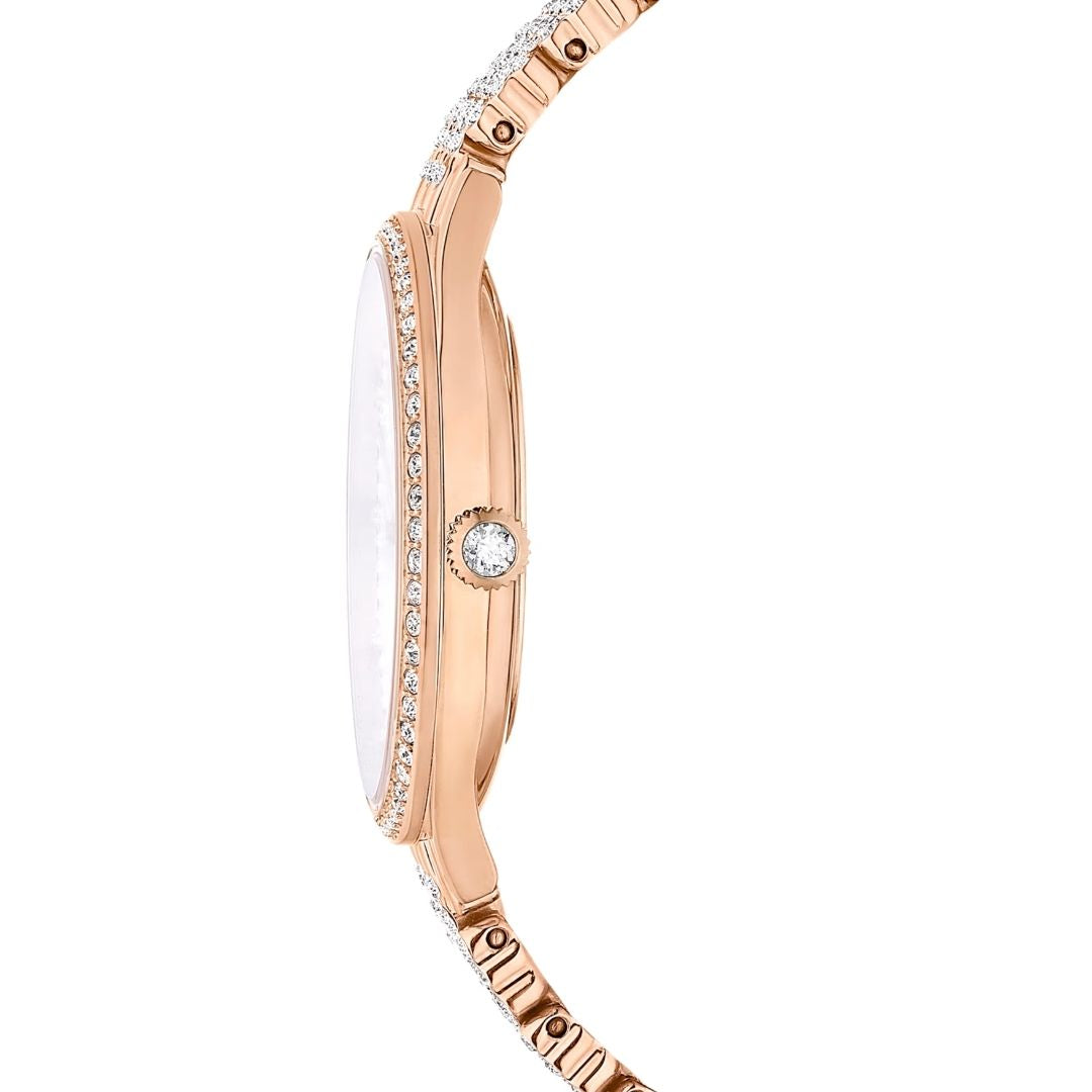 Swarovski Attract rannekello, ruusukullanväri ja kirkkaat kristallit, 5644053