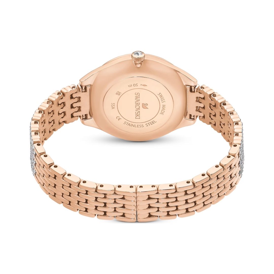 Swarovski Attract rannekello, ruusukullanväri ja kirkkaat kristallit, 5644053