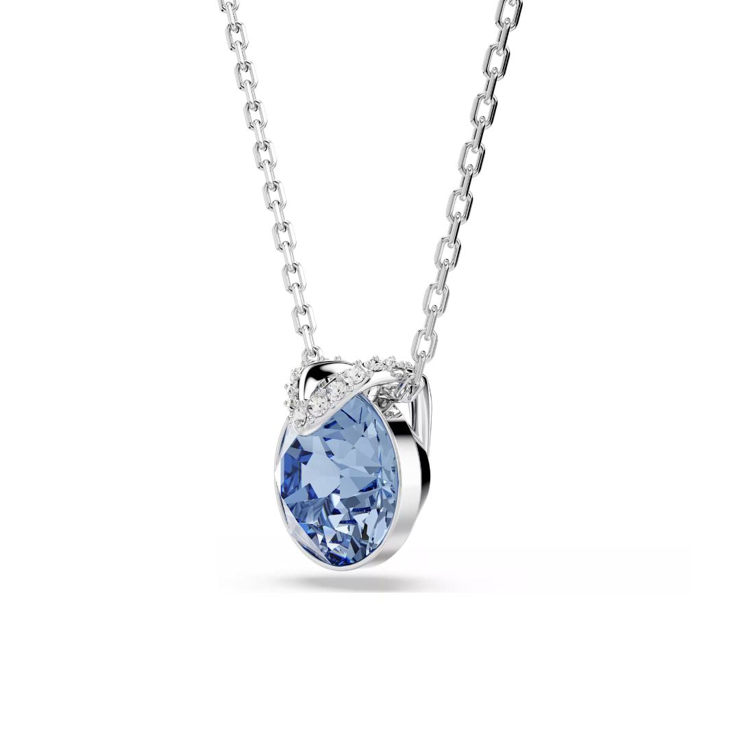 Swarovski Bella V riipus, vaalea metalli ja sininen kristalli 5734232
