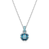 Swarovski Birthstone December riipus, vaalea metalli ja siniset kristallit 5651707