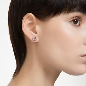 Swarovski Birthstone October korvakorut, vaalea metalli ja pinkit kristallit 5661960