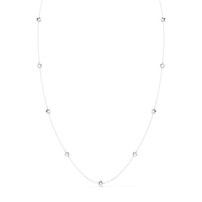 Swarovski Chroma kaulakoru, vaalea metalli ja kirkkaat kristallit, 5754181