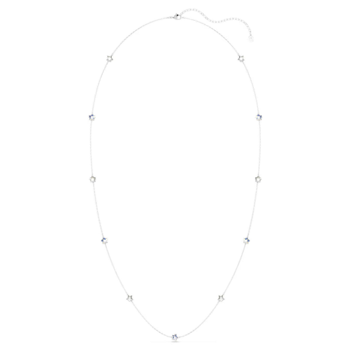 Swarovski Chroma kaulakoru, vaalea metalli ja kirkkaat kristallit, 5754181
