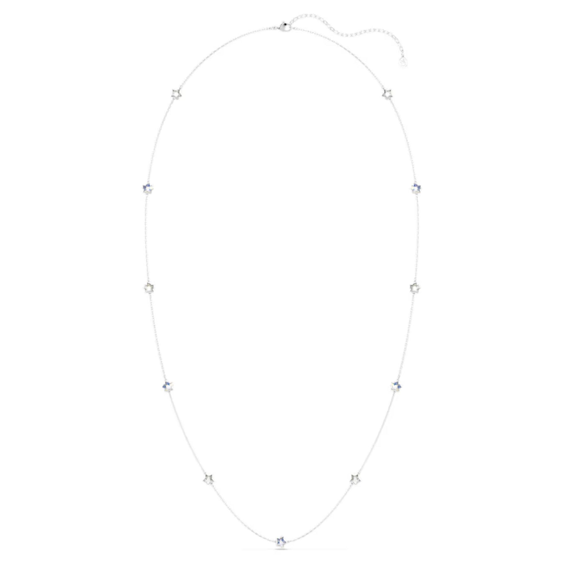 Swarovski Chroma kaulakoru, vaalea metalli ja kirkkaat kristallit, 5754181