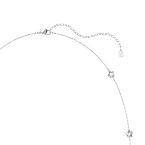 Swarovski Chroma kaulakoru, vaalea metalli ja kirkkaat kristallit, 5754181
