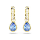Swarovski Chroma korvakorut, keltakullattu ja siniset zirkonit, 5757815