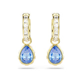 Swarovski Chroma korvakorut, keltakullattu ja siniset zirkonit, 5757815