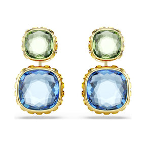 Swarovski Chroma korvakorut, keltakullanväri, eriväriset kristallit, 5692492