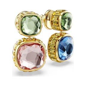 Swarovski Chroma korvakorut, keltakullanväri, eriväriset kristallit, 5692492