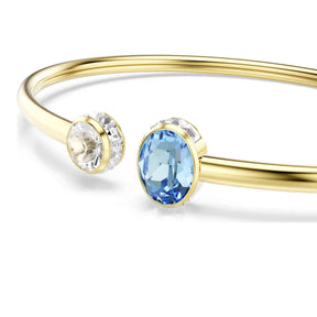 Swarovski Chroma rannerengas, keltakullattu, kirkas kristalli ja sininen zirkoni, 5757998