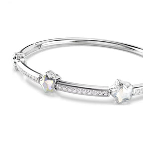 Swarovski Chroma rannerengas, vaalea metalli ja kirkkaat kristallit, 5754178