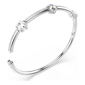 Swarovski Chroma rannerengas, vaalea metalli ja kirkkaat kristallit, 5754178