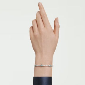 Swarovski Chroma rannerengas, vaalea metalli ja kirkkaat kristallit, 5754178