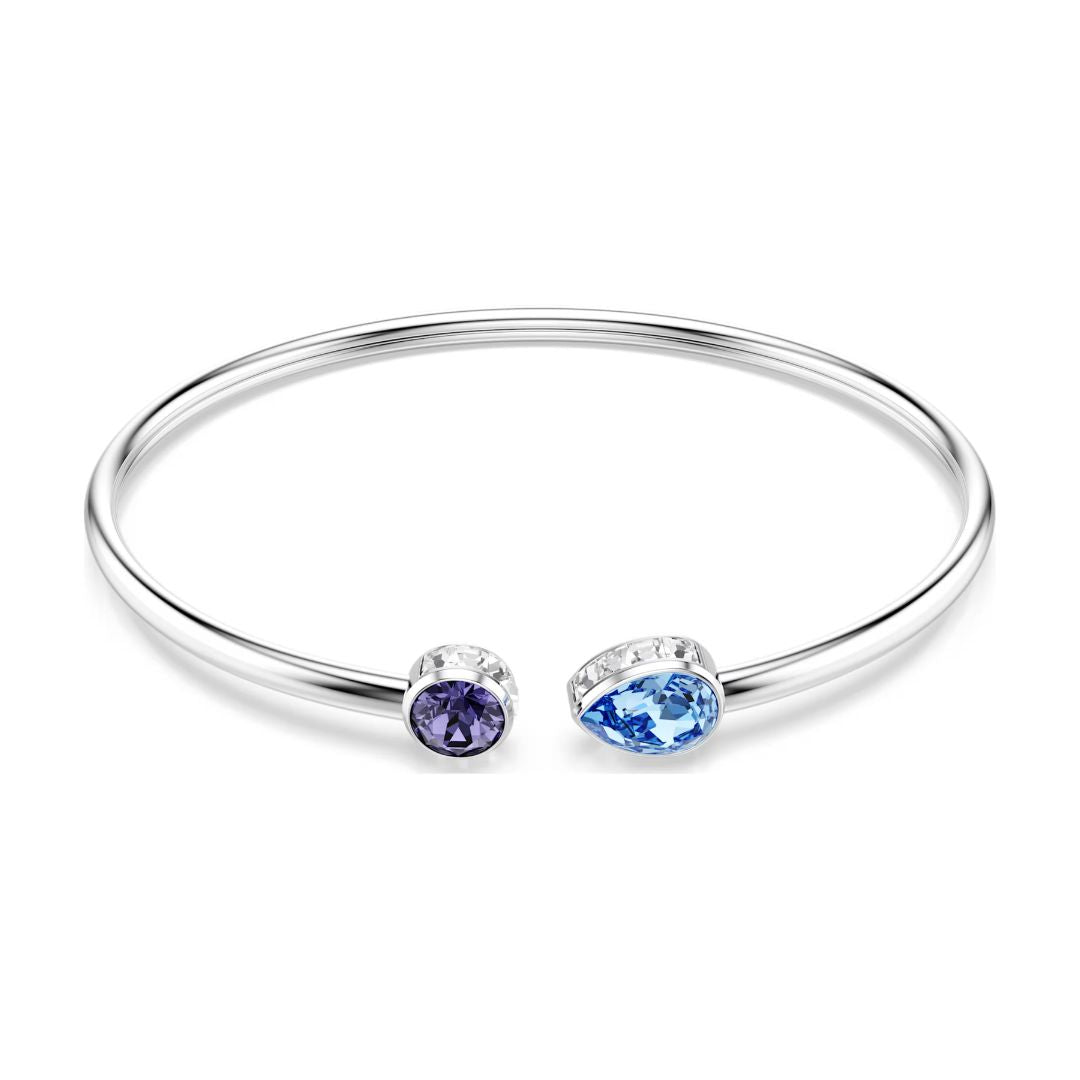 アクセサリー Swarovski CRY/ROS BANGLE 17cm Swarovski Chroma Bangle, Blue and Purple Crystal, 5741780